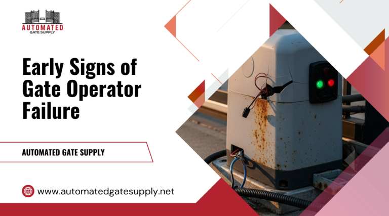 Early Signs of Gate Operator Failure