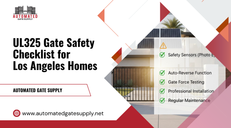 UL325 Gate Safety Checklist for Los Angeles Homes