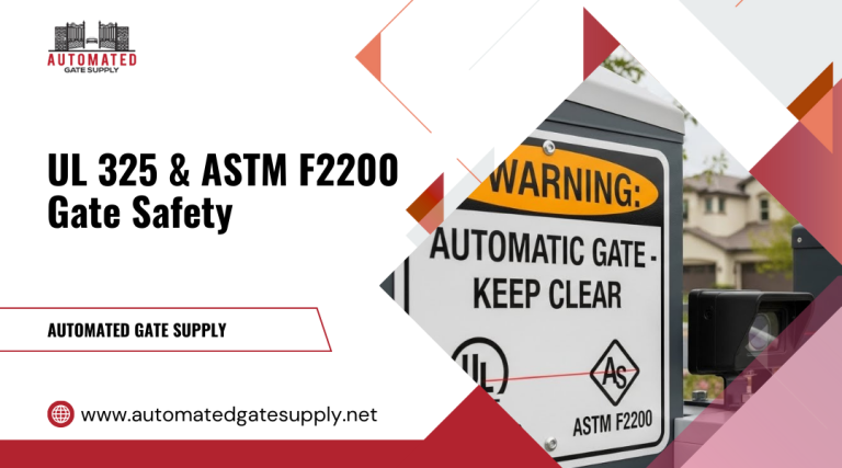 UL 325 & ASTM F2200 Gate Safety for HOAs and Managers