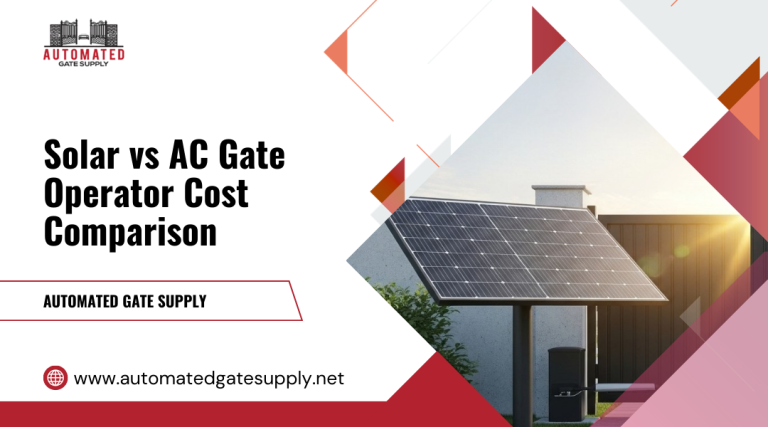 Solar vs AC-Powered Gate Operators: 10-Year Cost Breakdown for LA Properties