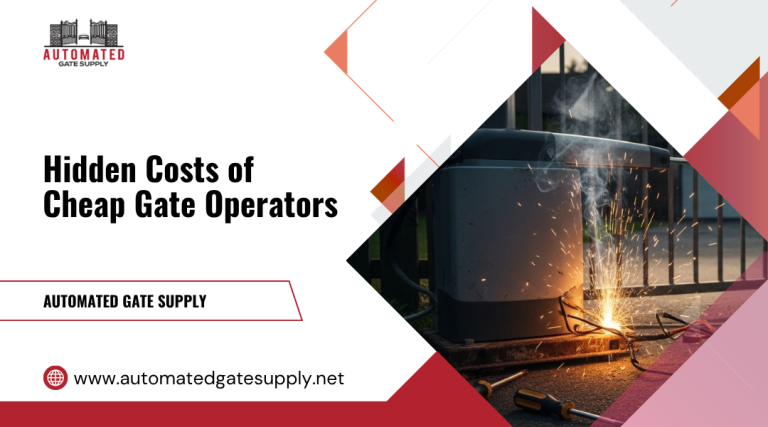Why Cheap Gate Operators Cost More Over Time