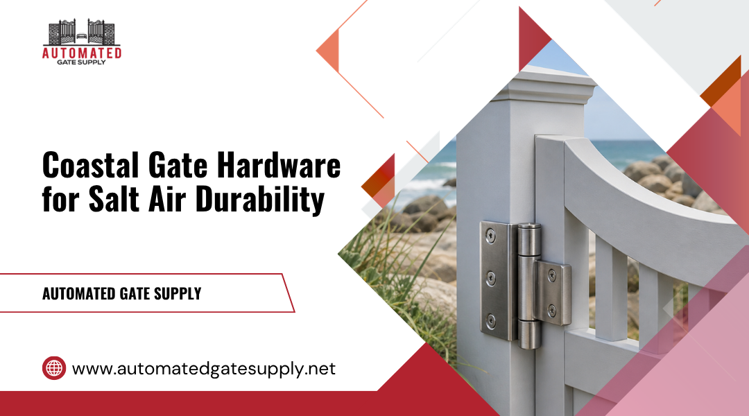Coastal Gate Hardware for Salt Air Durability